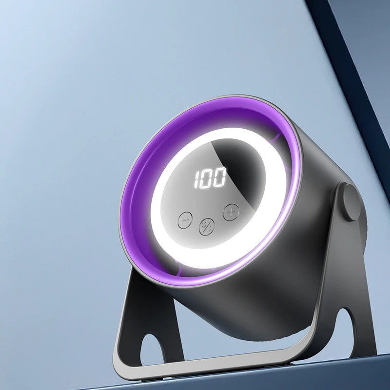 USB desktop/hanging multi-purpose small fan LCD portable small fan with LCD display power level